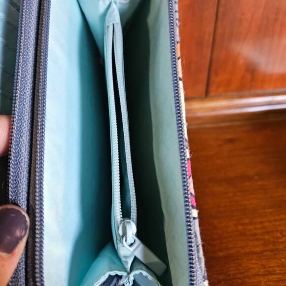 Vera Bradley Wristlet/Small Wallet with strap - Picture 2 of 3